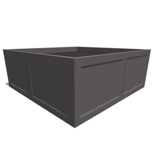 Ashville Fiberglass Square & Rectangle Planter – Double Panel preview 1