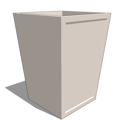 Ashville Fiberglass Tapered Square Planter – Single Panel preview 1