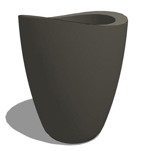 Nazca Fiberglass Round Planter preview 1