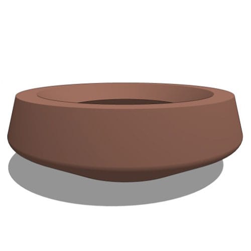 Bristol Fiberglass Low Bowl Planter preview 1