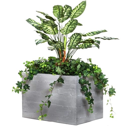 Baxter Square Fiberglass Planter  preview 1