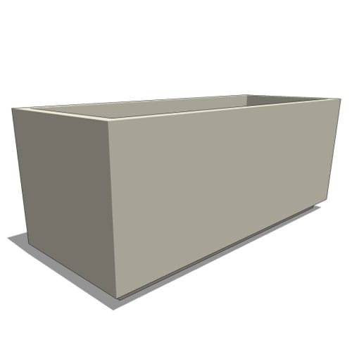 Marek Fiberglass Tapered Rectangle Planter preview 1