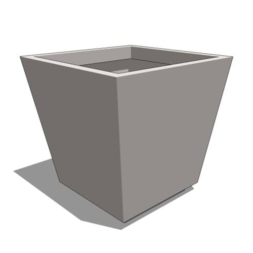 Marek Fiberglass Tapered Square Planter preview 1