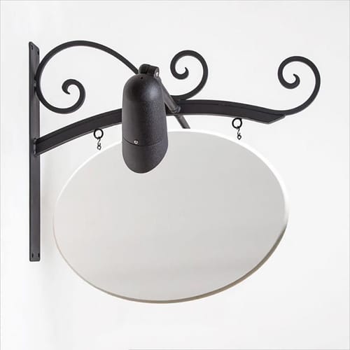 Milano Lighted Arch Blade Sign Bracket preview 1