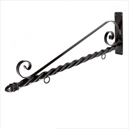 Twisted Arm Blade Sign Bracket with Pineapple Finial preview 1