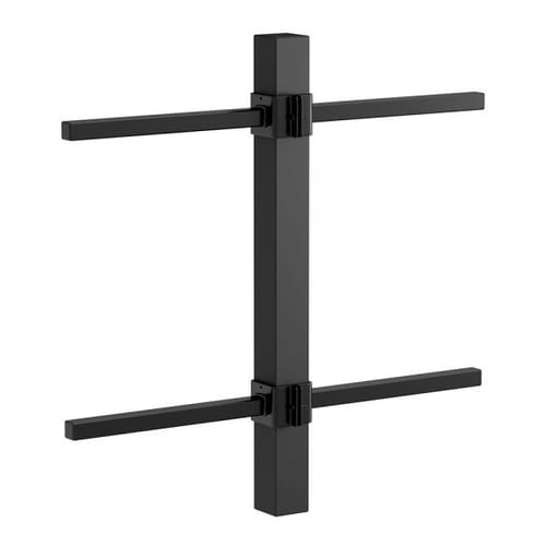 Two-Way Iron Straight Arm Banner Bracket Set - Post Mount preview 2