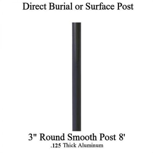3" Diameter 8 Foot Aluminum Post preview 1