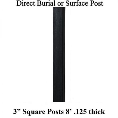 3" Square 8 Foot Aluminum Post preview 1