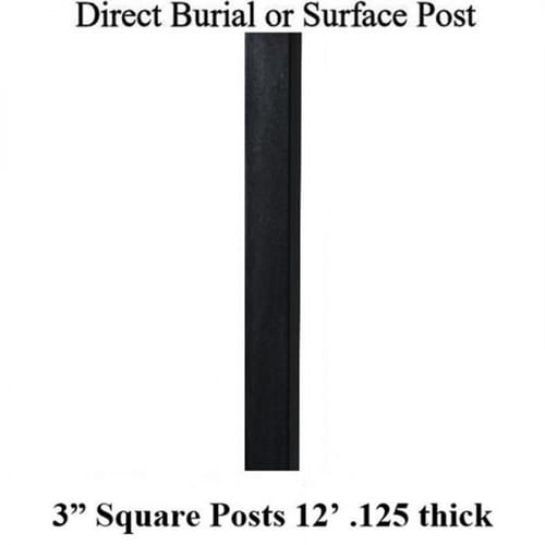 3" Square 12 Foot Aluminum Post preview 1