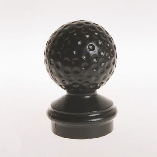 Cast Aluminum Golf Ball Finial- 3" Diameter Post preview 1