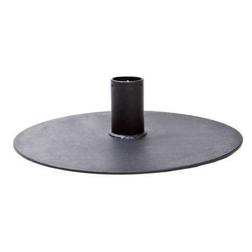 24" Round Base Plate with Flange for 3" Dia Post preview 1