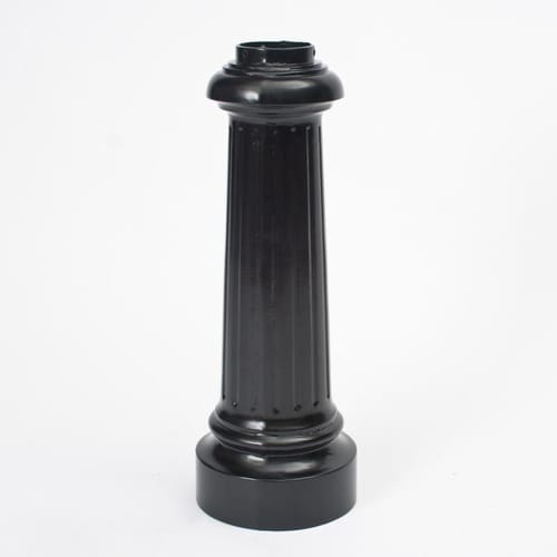 20"H Standard Cast Aluminum Slip Over Post Base- 3" Diameter Post preview 1