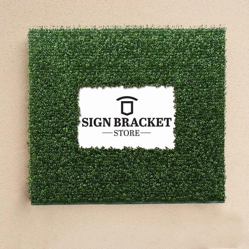 UV Outdoor Rated Duraleaf Japanese Boxwood Frame for Signage preview 1