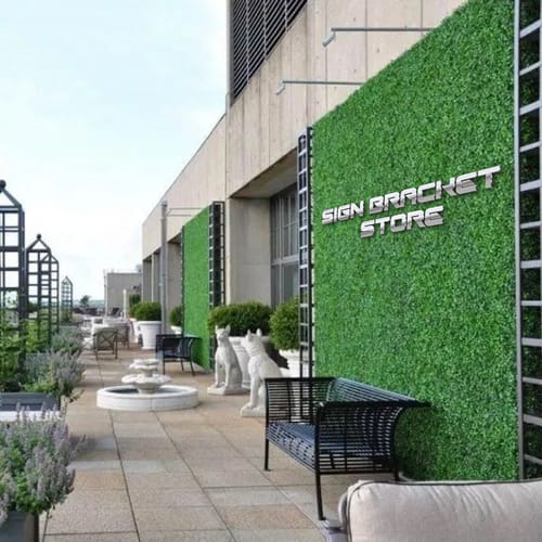 UV Outdoor Rated Boxwood Wall Signage preview 1