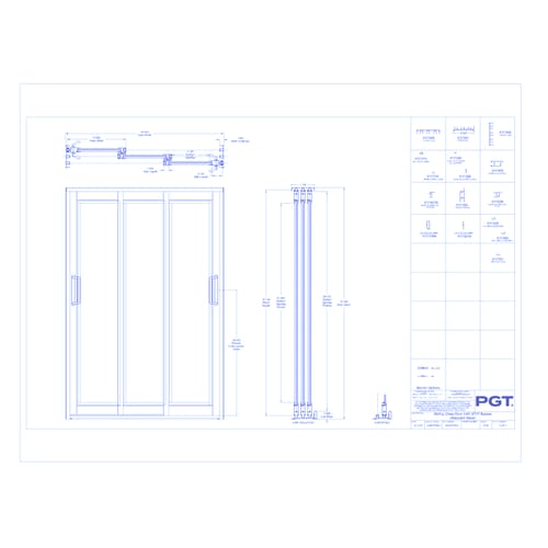 preview of Sliding Glass Door: 3P3T BP (SGD770NS)
