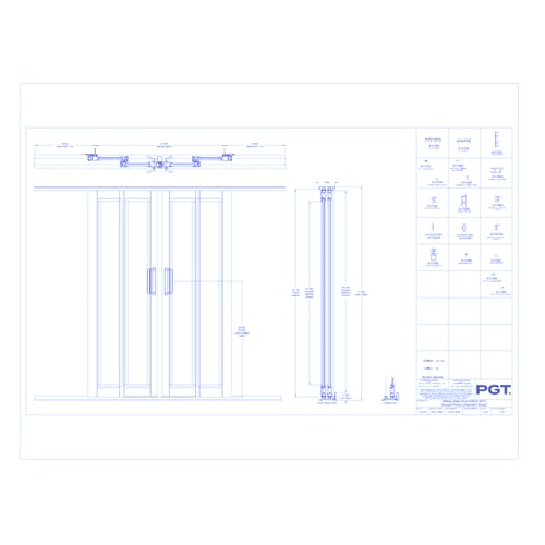preview of Sliding Glass Door: 4P2T DBL PKT (SGD770NS)