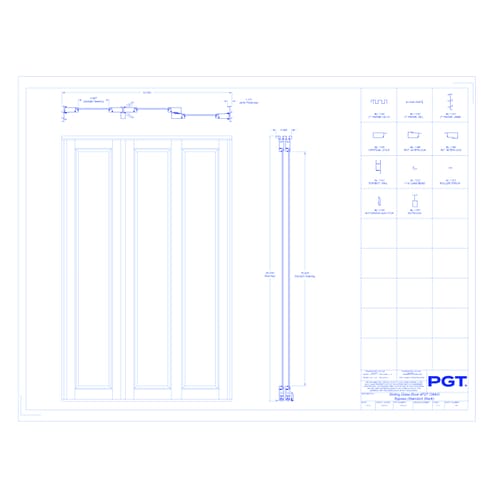 preview of Sliding Glass Door: 4P2T BP (SGD4130A)