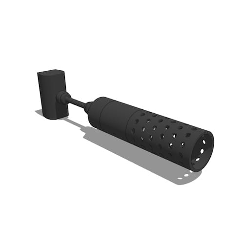 Taos 7" Catenary - Hanging / Perforated Shield (HCS110344)