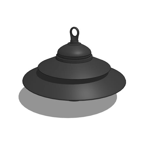 Cyranos 8" Pendant - Graduated Louvers (MNL651108)