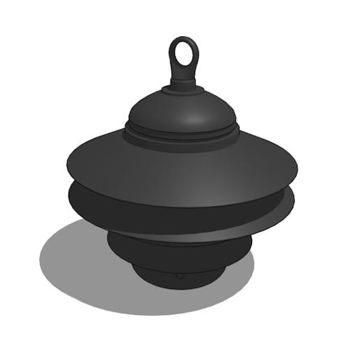 Equinox 5" Pendant - Graduated Louvers (MNL751105)