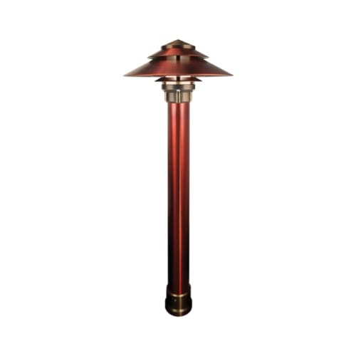 Cyranos 25" Bollard - 12V / Graduated Louvers (BLD651122) preview 2