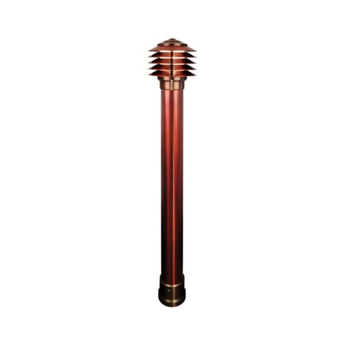 Pyrgos 32" Bollard - 12V / Stacked Louvers (BLD750132) preview 2