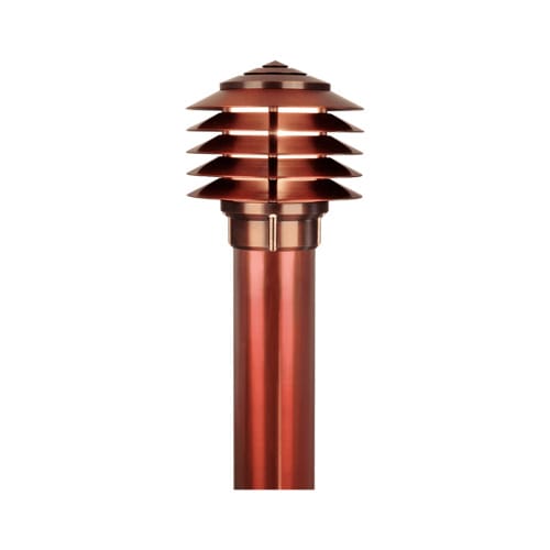 Pyrgos 32" Bollard - 12V / Stacked Louvers (BLD750132) preview 1