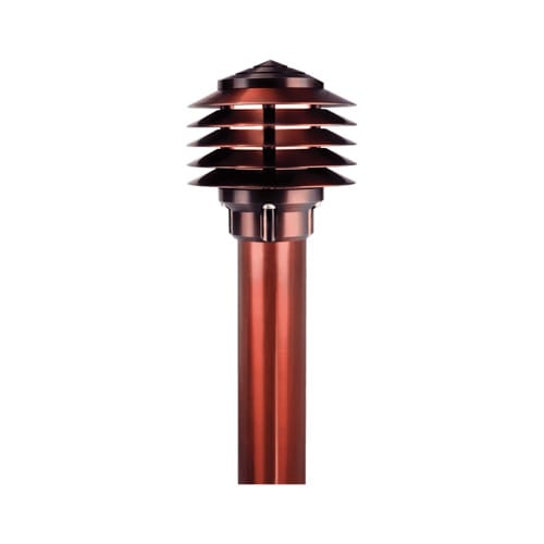 Pyrgos 25" Bollard - 12V / Stacked Louvers (BLD750122) preview 1
