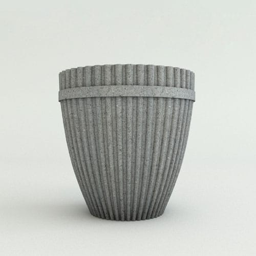 Fluted Vase Planter preview 1
