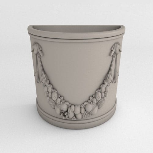 Half Round Garland Planter preview 1