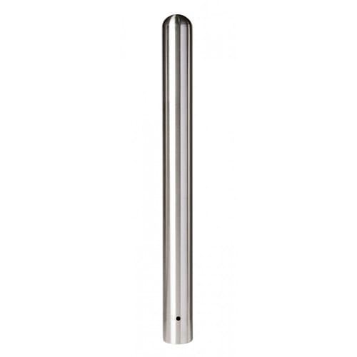 10 MPH Fixed Embedded Bollard: 4.5", 304 Stainless, #4 Brushed Finish (RFP4560R S10 S) preview 1