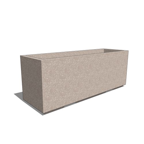 Rectangular Concrete Planters