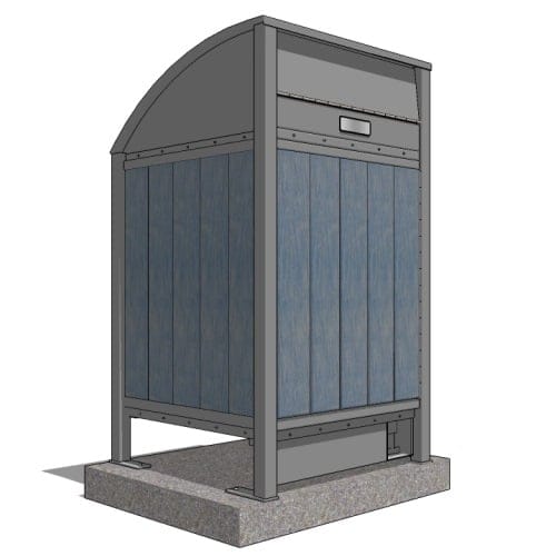 Freedom 55 Animal Resistant Waste Receptacle ( SP-HF55S )