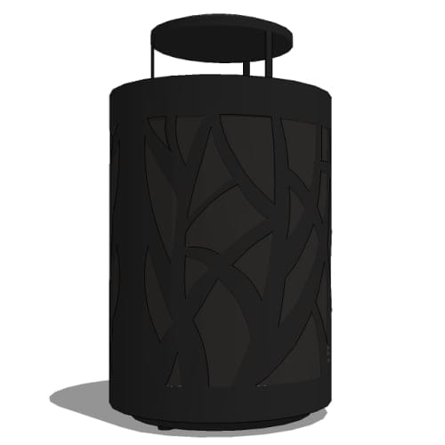 preview of Model TG2-3001: TallGrass Receptacle - 36 Gal. Round, Dome Top