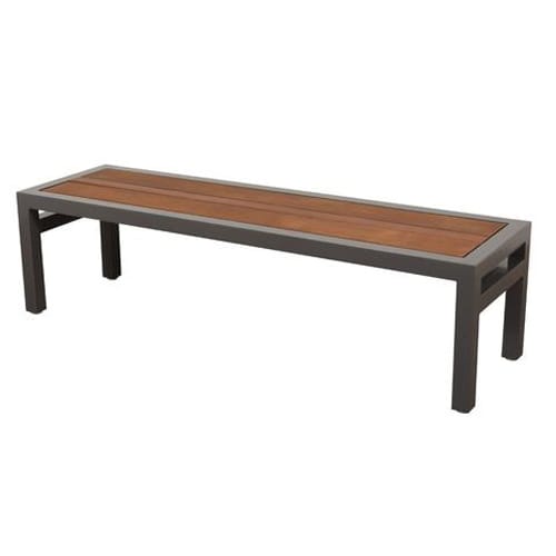 Skyline Picnic Bench With Tropical Wood Slats preview 1