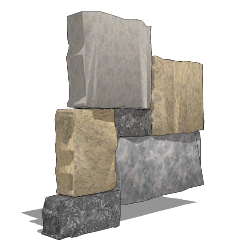 Boston Blend Square & Rectangular: Thin Stone Veneer