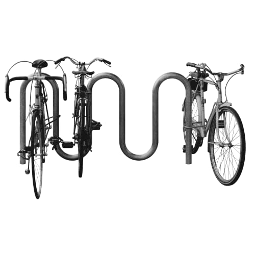 Surface Flange Mount Stainless Steel Bike Rack preview 1