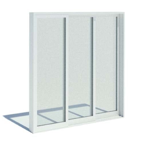 preview of Series 8100 Doors: Thermally Broken Stacking Door - XXO - 3" UltraGlide Rollers, Standard Sill, No Screen
