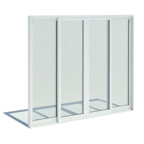 preview of Series 8100 Doors: Thermally Broken Stacking Door - OXXO - 3" UltraGlide Rollers, Standard Sill, No Screen