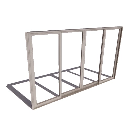 preview of Series 8150 Doors: Standard Nail On - OXXO Sliding Door with Low Sill and Standard Hardware