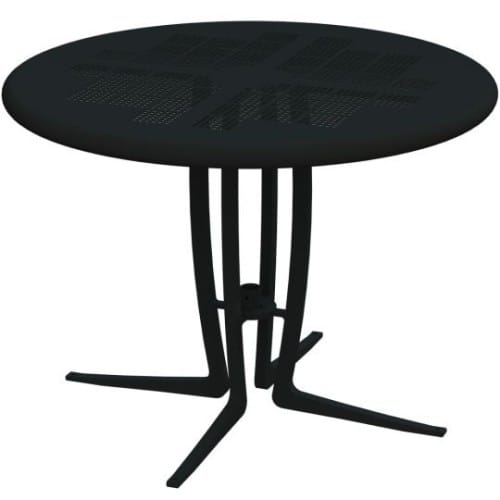 Café Table: 36 or 42 Inch Dia.,  with Wingra Base preview 1