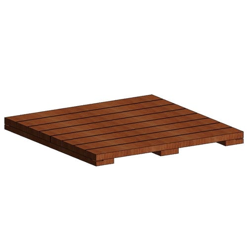 IPE Wood Deck Tiles/Pavers Details: 24" x 24" x 1-5/8"