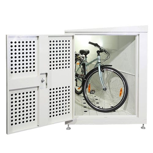 Urban Racks Locker 2000: Urban Metal Security Twin Locker - 2 Bike Capacity ( UBL-2000-STD ) preview 2