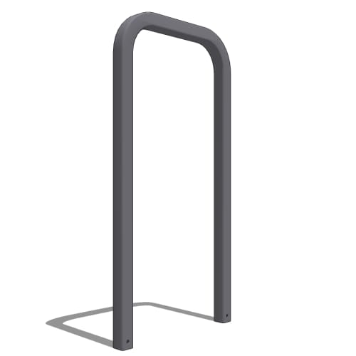 Inverted-U Narrow Square Tube Rack, Embedded