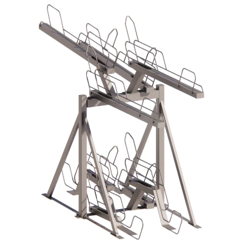 Terrace™ High Density Bike Parking System, Double Sided
