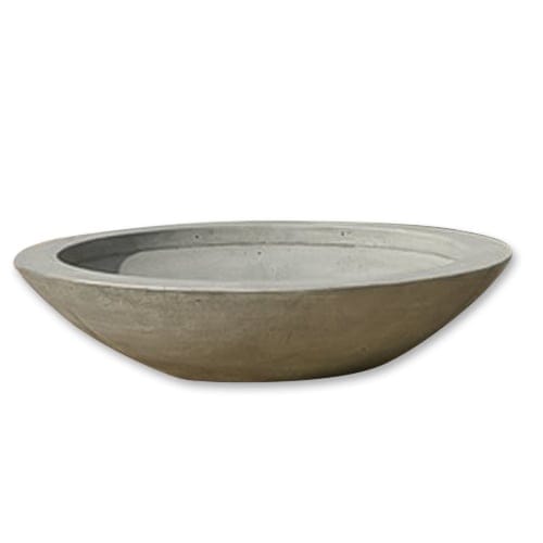 Cast Stone Collection: Low Zen Bowl Cast Stone Planter preview 1