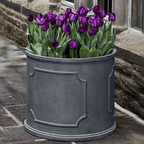 Signature Collection: Portsmouth Round Lite Fiberglass Composite Planter preview 1