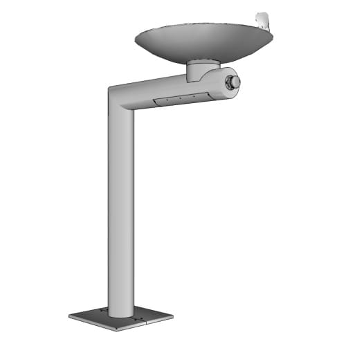Drinking Fountains: 130-CP-16-CA Pedestal Drinking Fountain - ADA Accessible Design Compliant