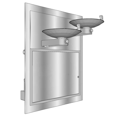 Electric Water Coolers: FC-107-16-HL Non-Recessed, High/Low Drinking Fountain with Chiller/Purifier