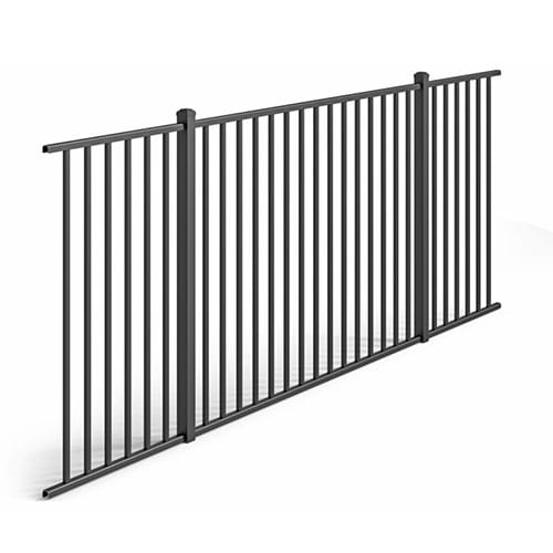 Aluminum Swimming Pool Fences: UAB 400 Flat Top with Ultra Picket™ Flush preview 1